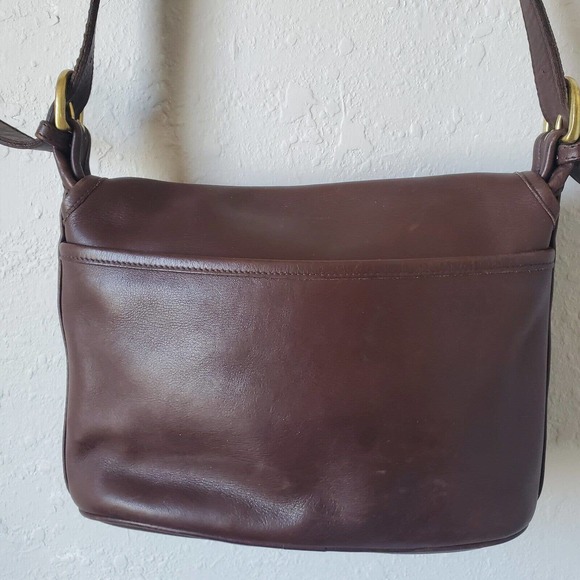 Coach 4150 Fletcher Brown Leather Crossbody Shoulder Flap Bag Vintage - Picture 14 of 15